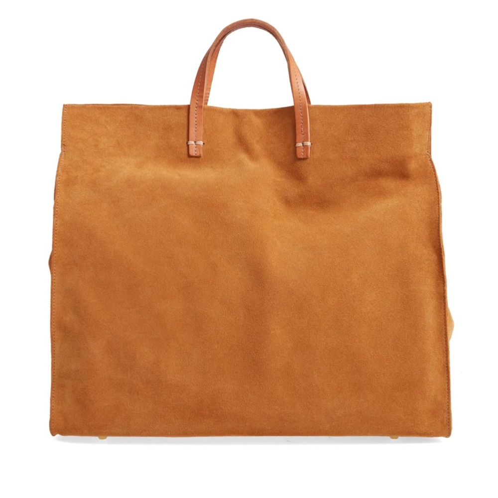Clare V Tan Suede Tote Bag